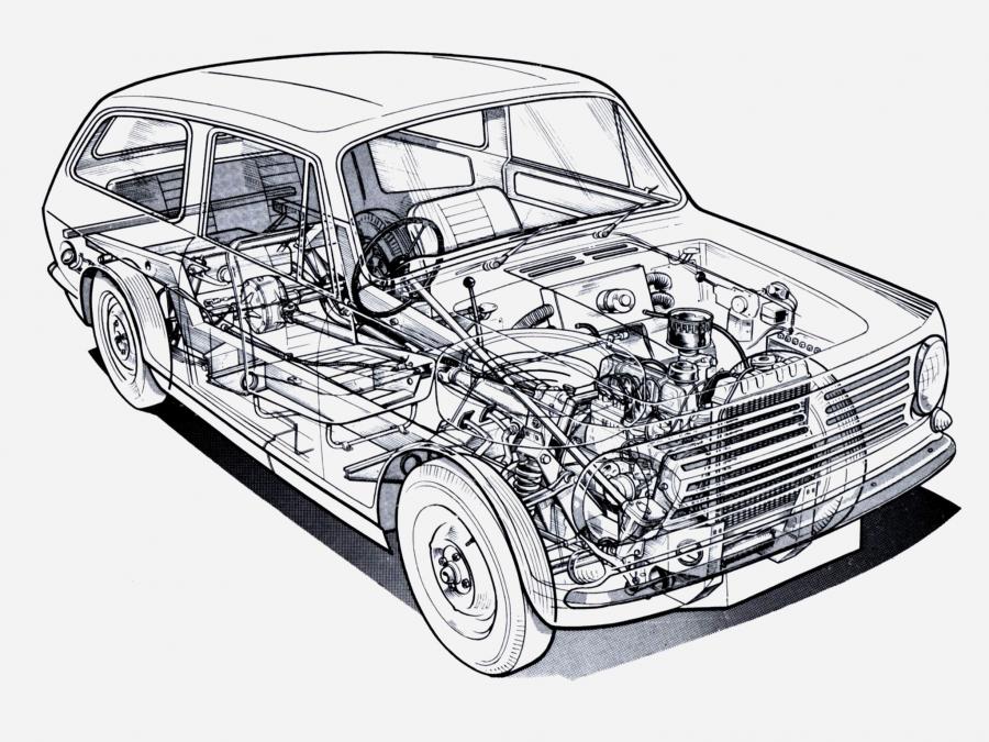 Схема Reliant Rebel 1964 года  (фото 4 из 4)
